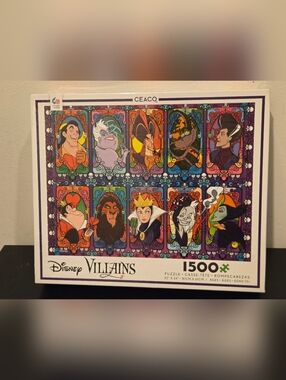 NEW CEACO Disney Villains 1500-Piece Puzzle